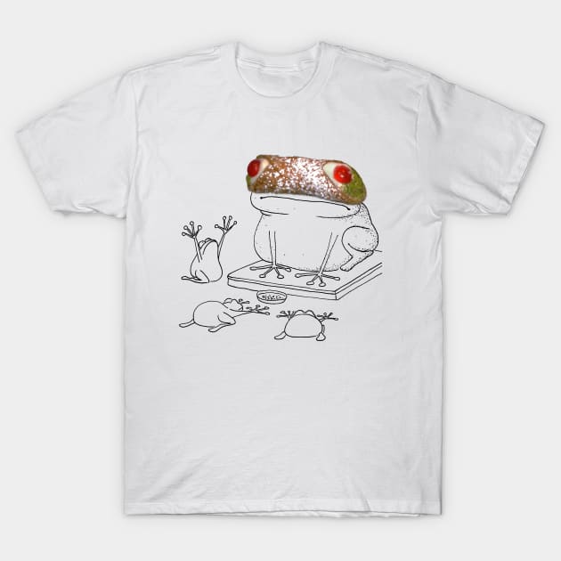 Cannolo - Frog-God T-Shirt by MassimoFenati